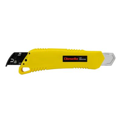 General-purpose Knife with 18 mm blade, Auto-Lock and storage with 2 extra blades